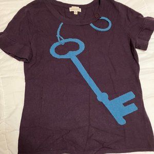 Vintage Key Hole Cashmere Sweater - Brooklyn Industries - Size XL